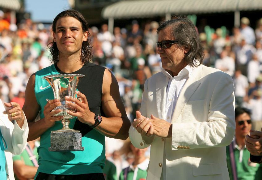 Ilie Năstase și Nadal, după finala de la Roma din 2007 / Sursă foto: Guliver/Getty Images
