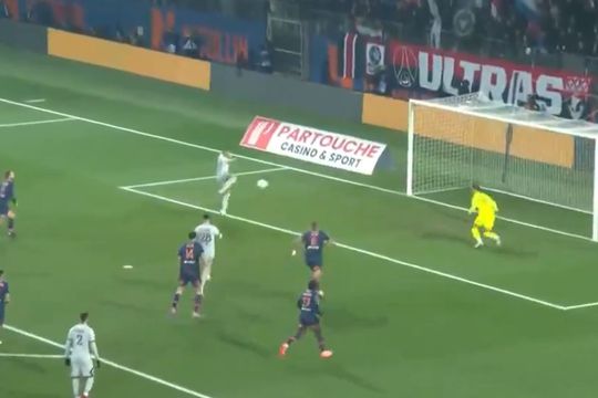 Ratarea monumentală a lui Mbappe, în Montpellier - PSG/ FOTO: Captură Twitter