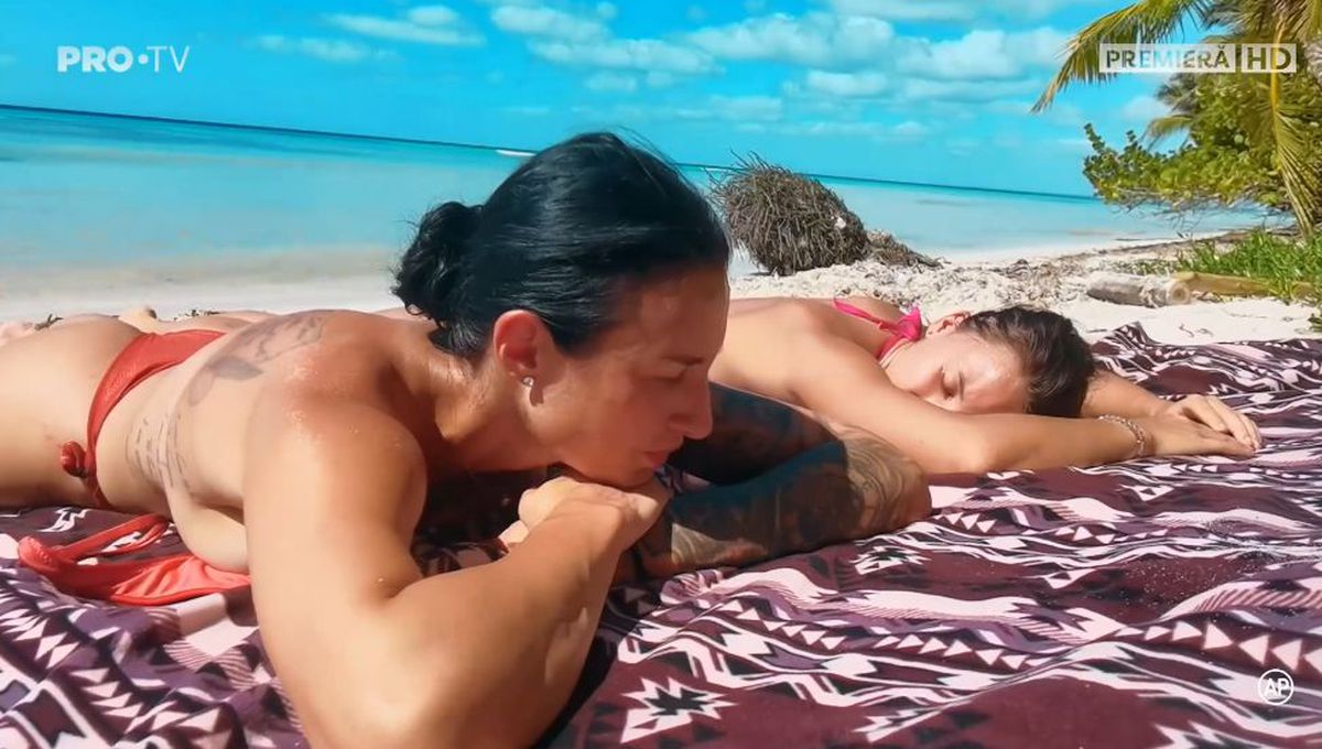 Ana Porgras, topless pe plajă la Survivor All Stars » ProTV a difuzat imaginile cu fosta gimnastă fără sutien