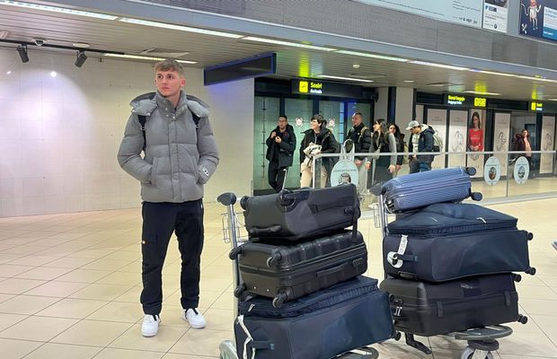 Internaționalul de tineret a sosit în România pentru a semna cu Rapid: „Vin pentru a face performanță”