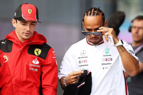 Charles Leclerc și Lewis Hamilton, viitoarea pereche de piloți Ferrari // foto: Guliver/gettyimages