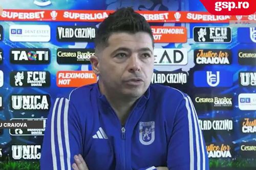 Giovanni Costantino, antrenorul de la FCU Craiova, a susținut conferința de presă premergătoare meciului cu Dinamo în limba română.