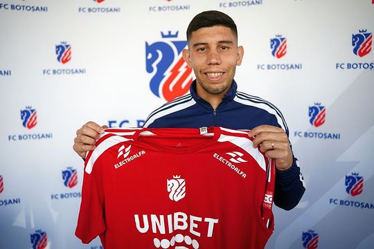 Enzo Lopez, prezentat de FC Botoșani // sursă foto: Facebook