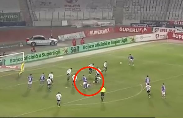Faza care a declanșat nervii giuleștenilor la meciul cu U » Au avut penalty, dar arbitrii au închis ochii
