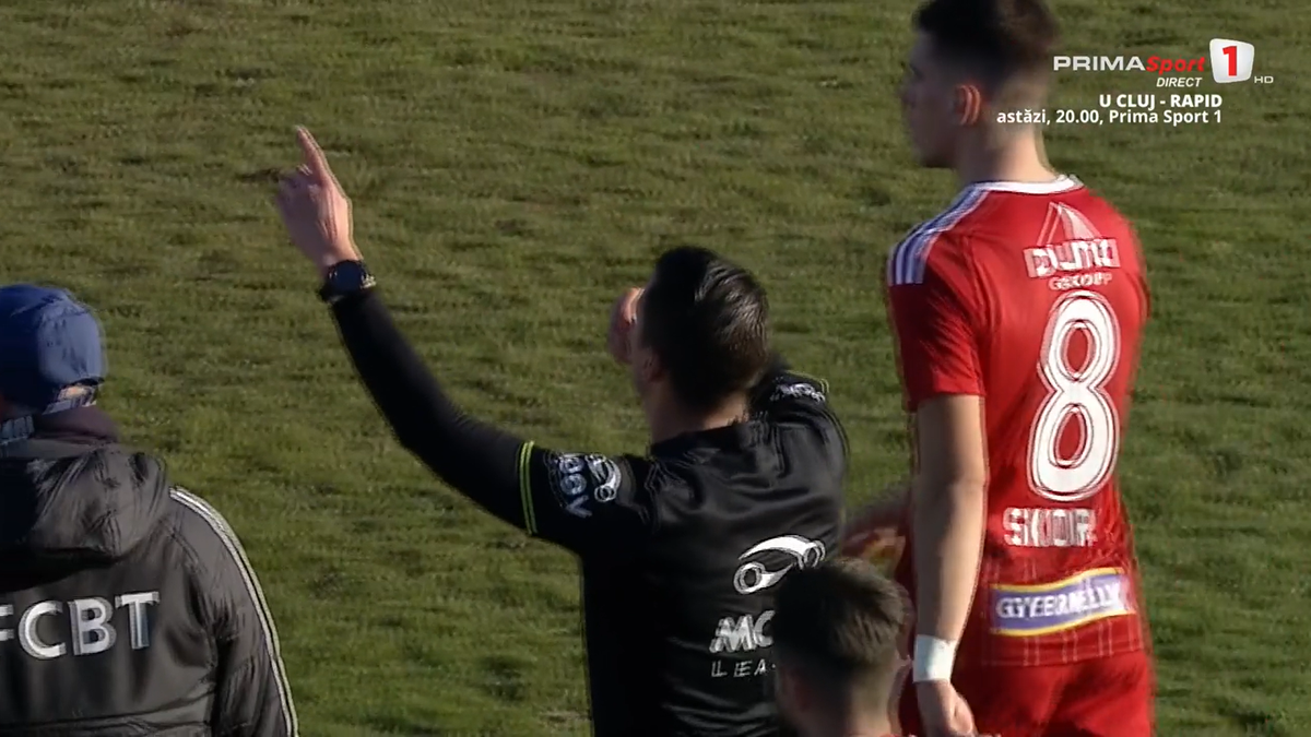 FC Botoșani - Sepsi, gafă arbitru