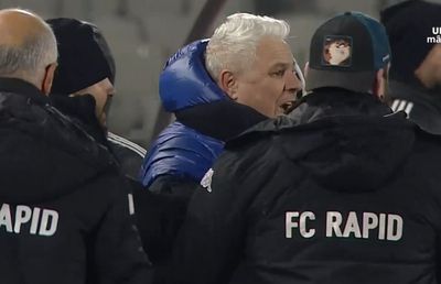 Șumudică, „turbat” pe gazon » Ținut cu greu de staff-ul Rapidului