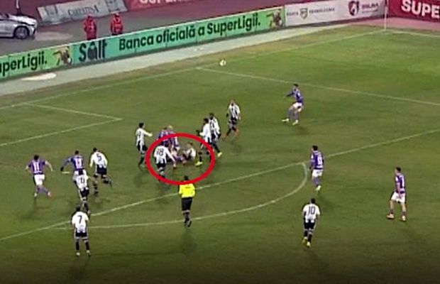 Verdictul specialistului, după ce Rapid a cerut penalty la Cluj: „N-ai cum să spui asta!”