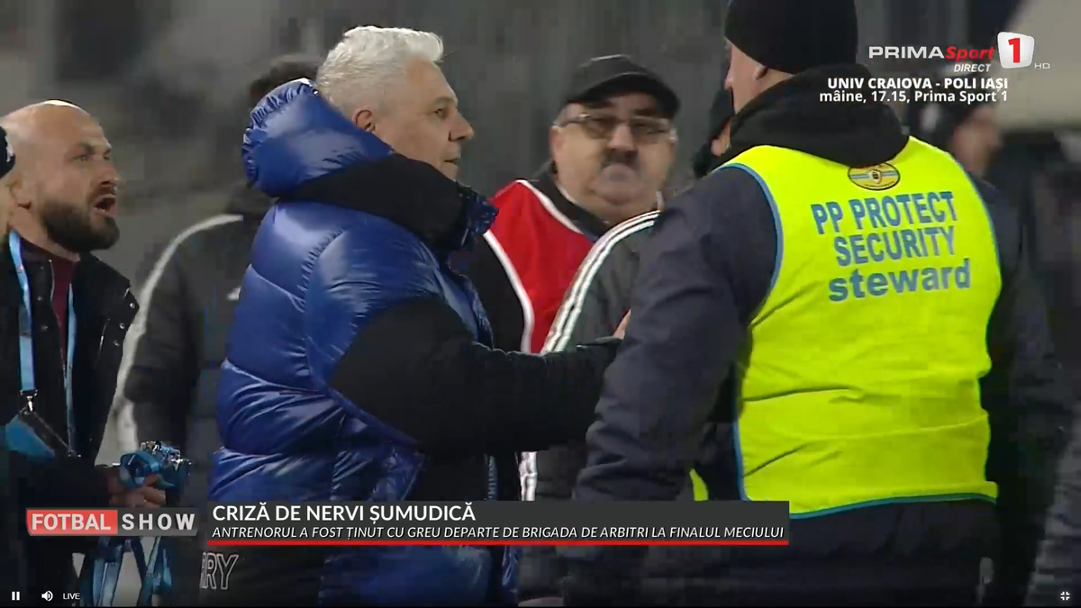 Șumudică, furios după U Cluj - Rapid