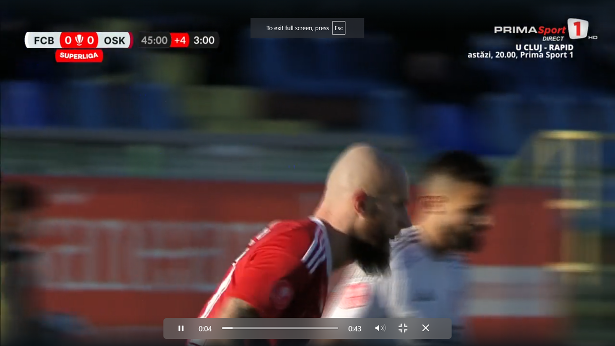 FC Botoșani - Sepsi, gafă arbitru