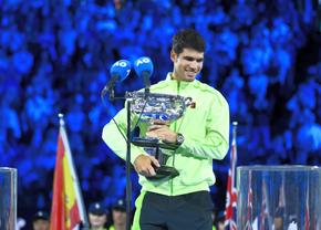 Privit de Djokovic și de Nadal, Carlos Alcaraz a ținut un discurs de campion: „Tu ești o sursă de inspirație pentru toți sportivii din lume!”