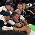 Cum a sărbătorit Alcaraz și cum a reacționat Djokovic după finala Australian Open 2026 / FOTO: GettyImages