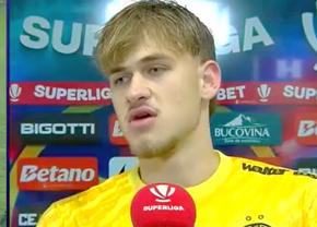 Matei Popa a debutat la FCSB cu un „clean sheet” și a dat declarația serii: „I-am zis să stea aproape de ambulanță”