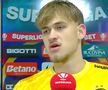 Matei Popa a debutat la FCSB în meciul cu Csikszereda // FOTO: captură Digi Sport