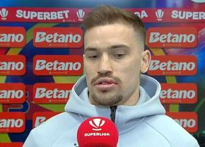 Cu buza rănită, Darius Olaru a strigat ironic la interviu: „Am simulat din nou!”