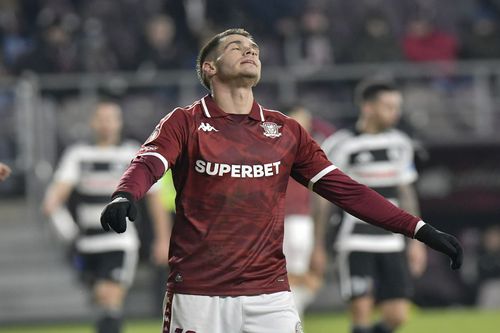 Daniel Paraschiv în Rapid - Universitatea Cluj / foto: Cristi Preda GSP