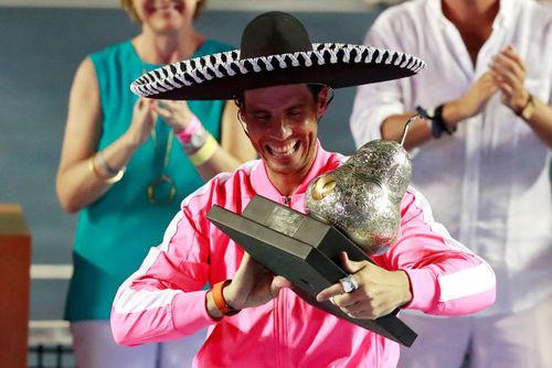 Rafael Nadal s-a impus la Acapulco pentru a treia oară în carieră // foto: Reuters