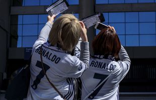 REAL MADRID - BARCELONA // VIDEO+FOTO Cristiano Ronaldo, oaspete-surpriză pe Santiago Bernabeu!