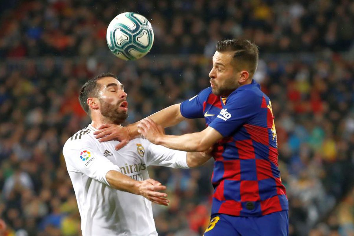 REAL MADRID - BARCELONA. Contre la finalul El Clasico între Gerard Pique și Sergio Ramos: „Cel mai slab Real” vs. „Semnez pentru asta”