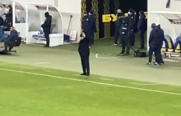 VIDEO Fanilor nu le-a venit să creadă! Gestul făcut de Mircea Lucescu către tribună în timpul meciului