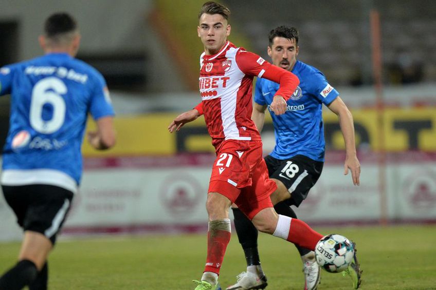 Giani Stere a debutat la Dinamo în partida cu Viitorul / Sursă foto: Cristi Preda