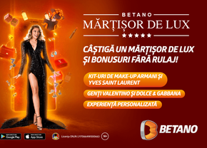Primăvara vine cu Mărțișoare de Lux pe Betano! Genți Valentino sau D&G și premii fără rulaj în prima săptămână din martie