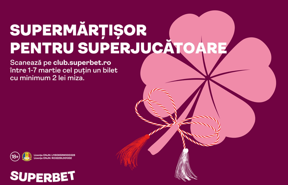 Pe 8 martie, SuperFetele primesc vouchere la Superbet