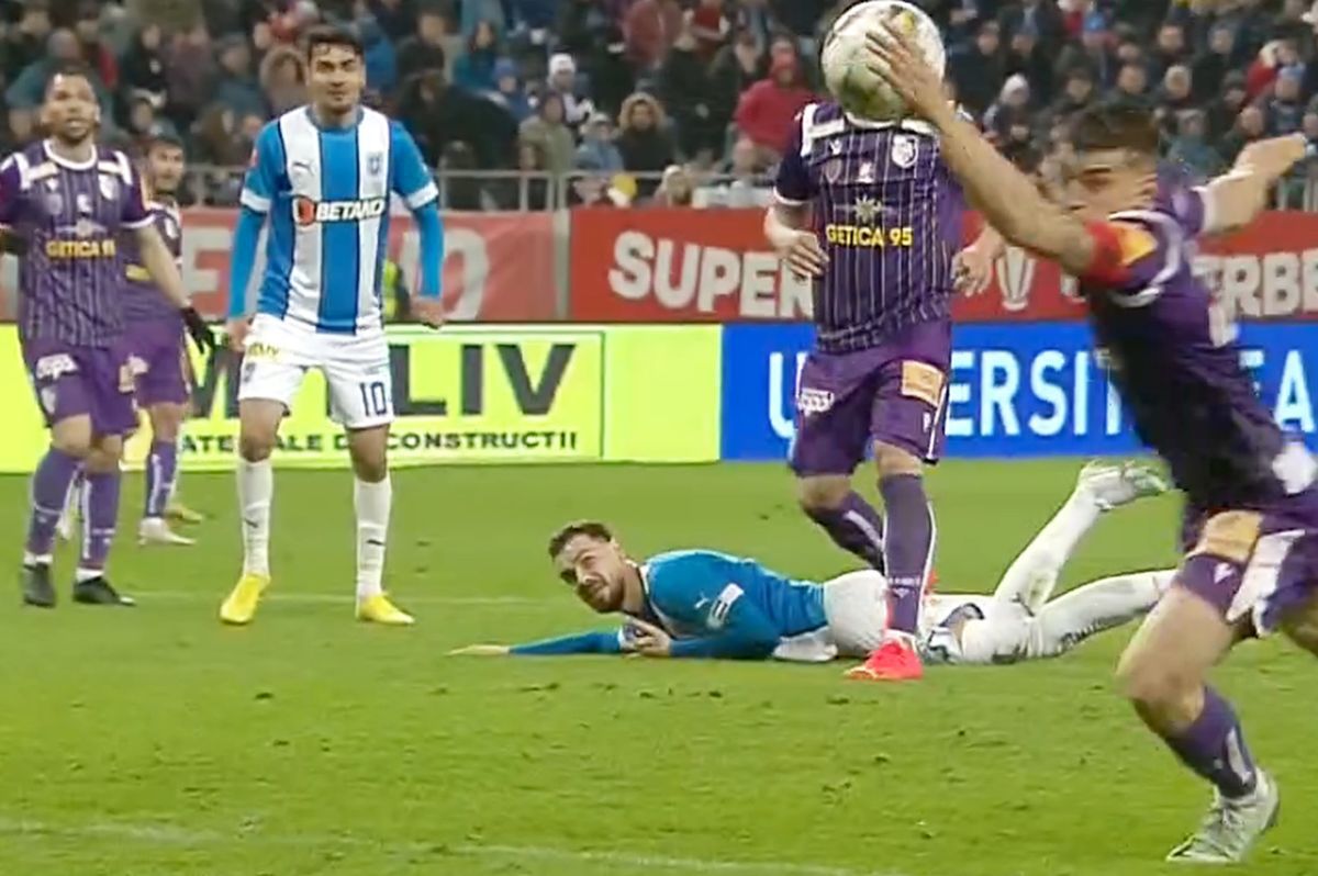Râdea și arbitrul! Gafa dubioasă prin care căpitanul lui Croitoru a decis duelul dintre Universitatea Craiova și FC Argeș: „Mi-am bătut joc de echipă”