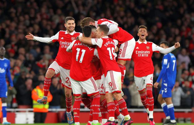 Arsenal s-a distrat cu Everton în restanța din Premier League » Manchester City, lăsată în urmă