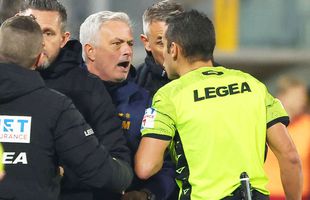 Jose Mourinho, un car de nervi după ce a fost eliminat în înfrângerea cu Cremonese: „Am fost tratat într-un mod incalificabil de arbitrul de rezervă!”