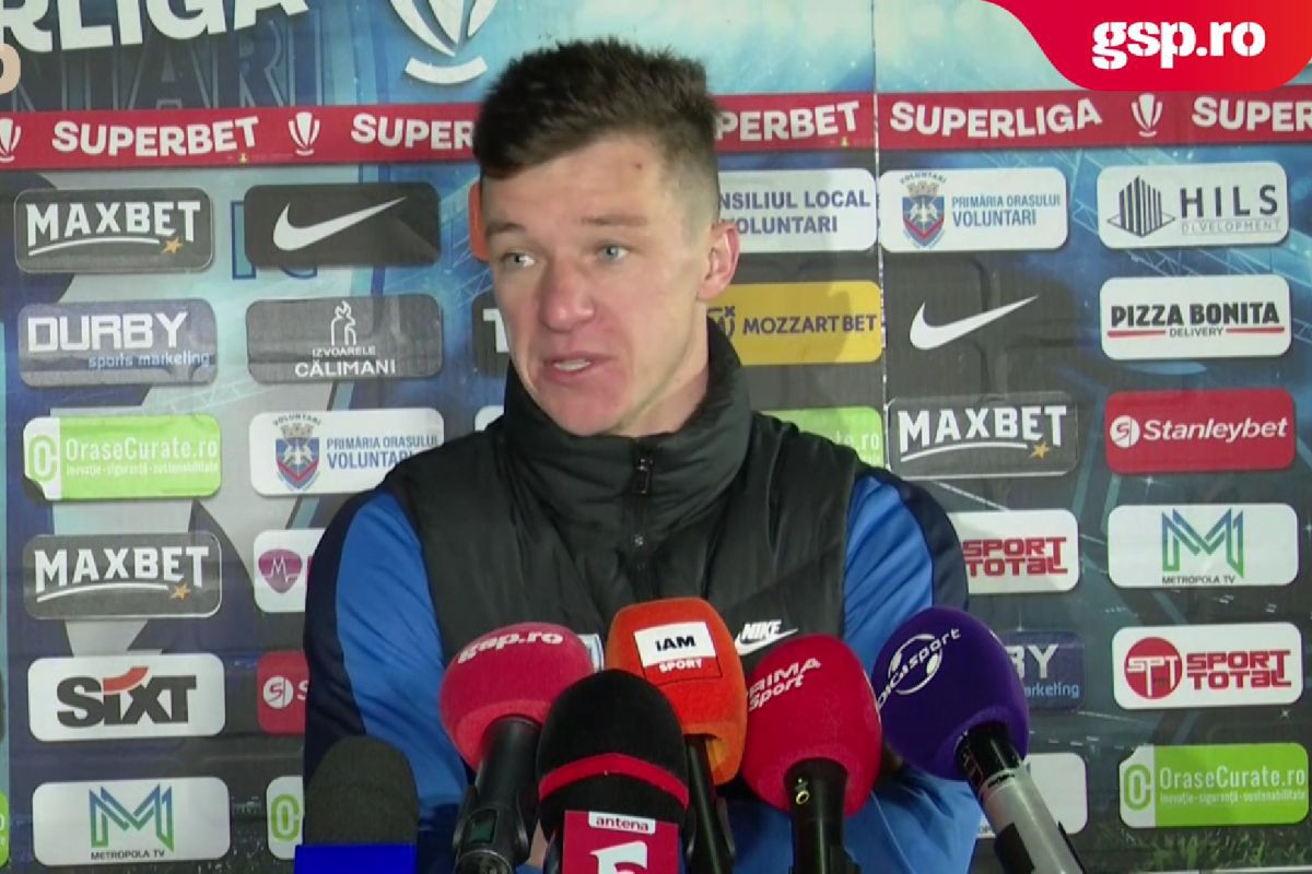 A jucat 100 de minute la FCSB, dar nu înțelege cum roș-albaștrii s-au impus la Voluntari: „Nu le-am dat nicio șansă”