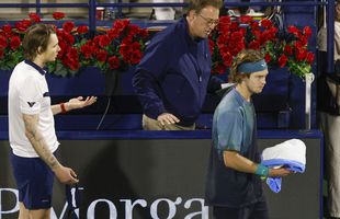 Scene incredibile în semifinala de la ATP Dubai » Rusul Rublev, descalificat la 6-5 în decisiv din cauza unui gest reprobabil