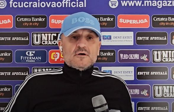 Omul dorit de Mititelu la FCU Craiova i-a distrus pe jucători, după 1-3 cu UTA: „Rar mi-a fost dat să văd așa ceva!”