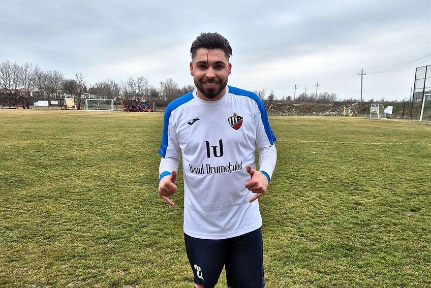 Luis Gabriel, prezentat oficial în al 6-lea eșalon. Foto: Facebook/Vointa.Daia