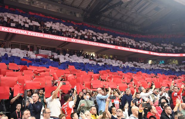 Cere sancțiuni severe din cauza imaginilor scandaloase din Euroligă: au afișat steagurile Rusiei și au scandat împotriva UE și NATO