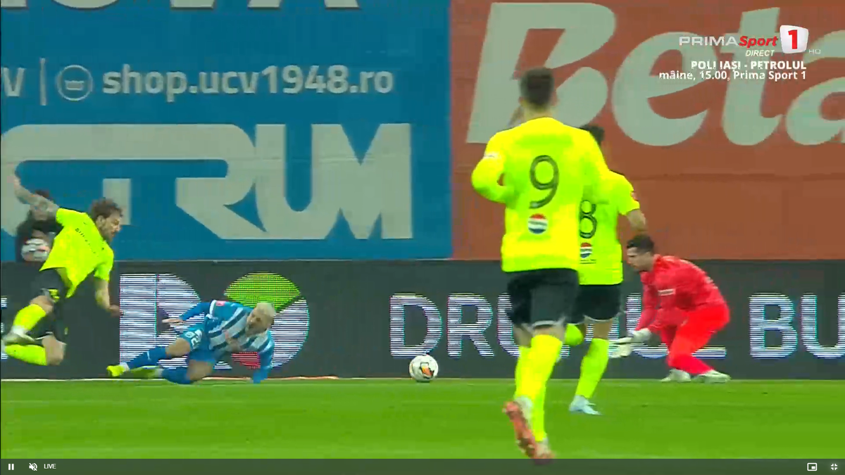 O nouă fază controversată în meciul lui Istvan Kovacs: ce spune expertul contactat de GSP despre penalty-ul cerut de Mitriță în Universitatea Craiova - Farul