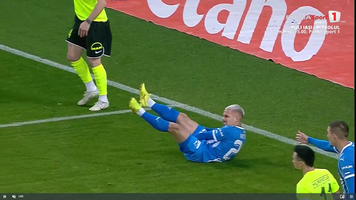 Penalty cerut de Craiova în meciul cu Farul, la duelul Mitriță - Bălașa
