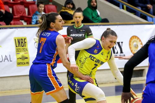 CSM Târgoviște vs. FCC UAV Arad/Foto: Facebook (FCC UAV ICIM Arad)