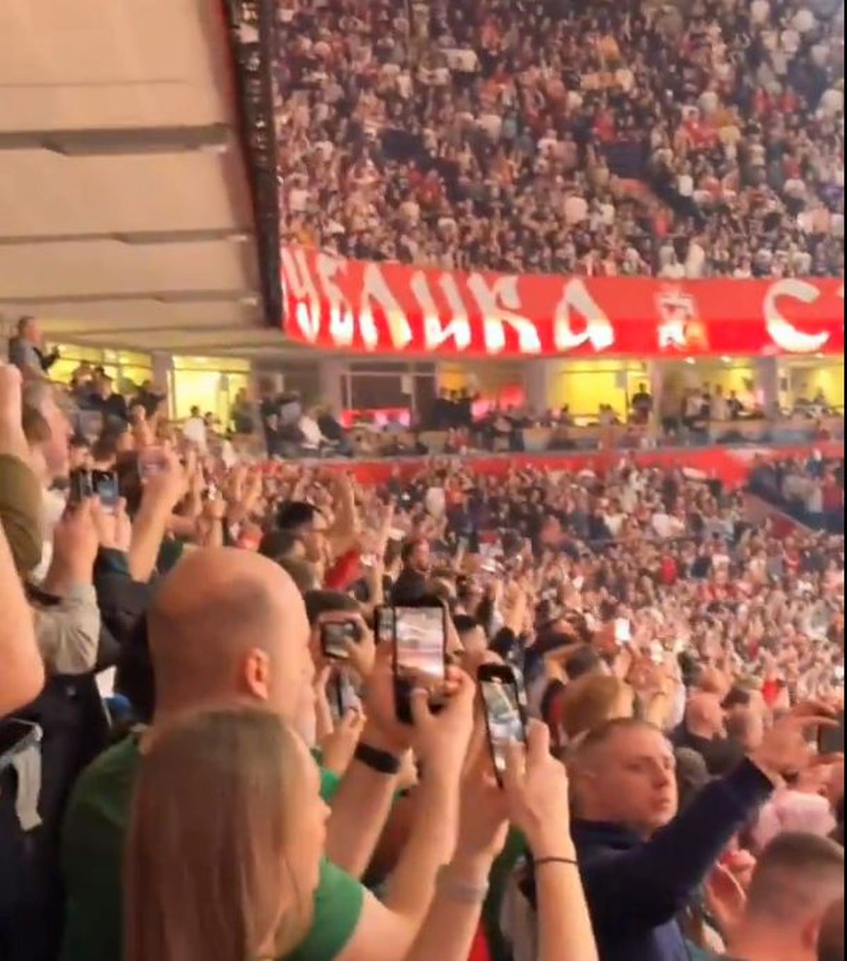 Imagini controversate la meciul dintre Steaua Roșie Belgrad și Zalgiris Kaunas