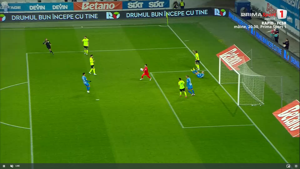 Penalty cerut de Craiova în meciul cu Farul, la duelul Mitriță - Bălașa