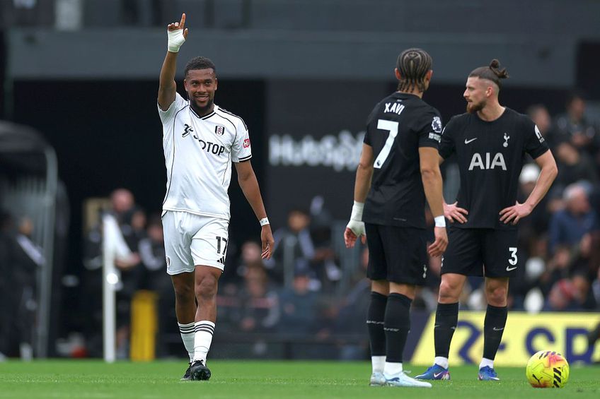 Radu Drăgușin în Fulham - Tottenham / foto Guliver/gettyimages