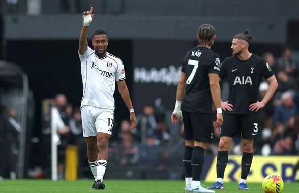 Fulham - Tottenham 2-1 » Cu Radu Drăgușin 90 de minute pe teren, Tottenham a pierdut a patra oară la rând!