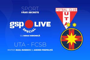 UTA - FCSB » Premieră în Superliga: roș-albaștrii ratează play-off-ul! Comentăm la GSP Live Special cu Raul Rusescu și Andrei Prepeliță