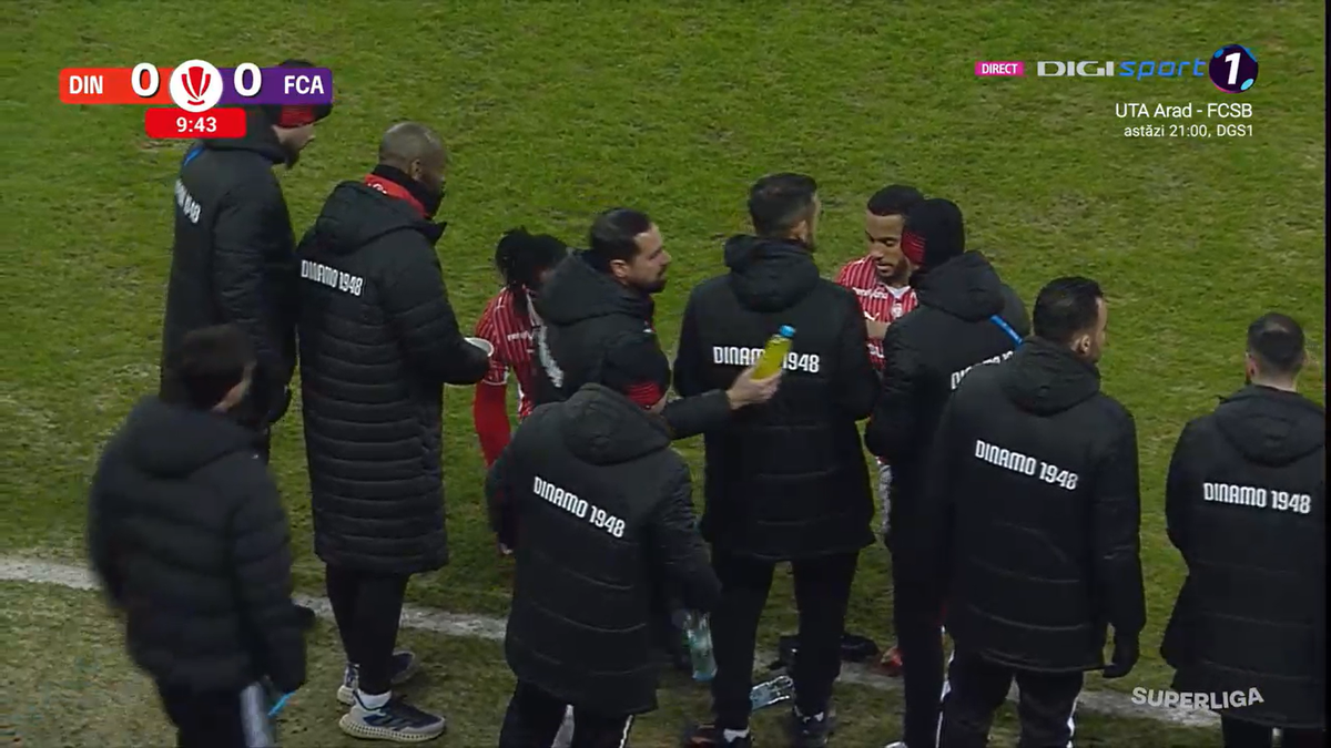 Dinamo - FC Argeș, întrerupt pentru Ramadan