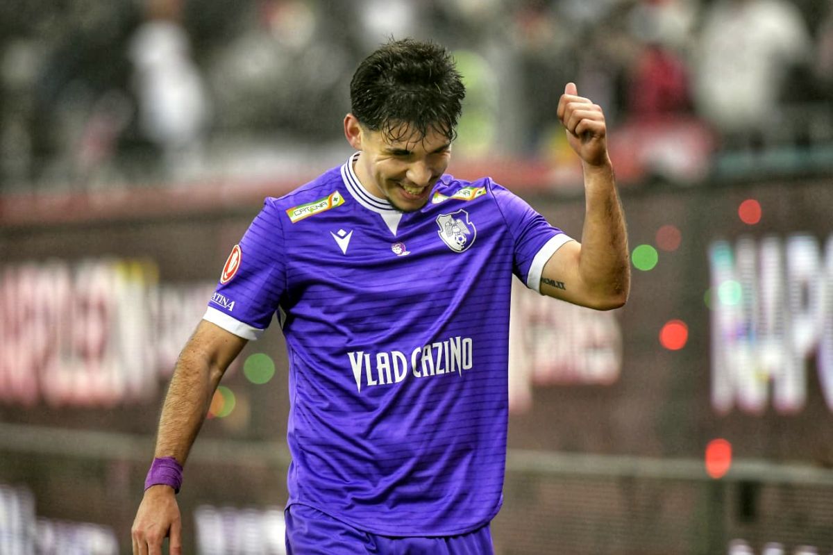 Cum a celebrat FC Argeș calificarea în play-off: sărbătoare în alb și violet pe Arena Națională