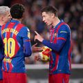 Robert Lewandowski (dreapta) ratează meciul cu Atletico Madrid / Imago Images