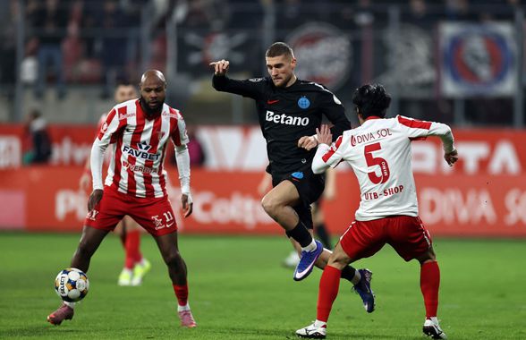 UTA - FCSB, primul duel „din play-out” pentru campioană » „Ploaie” de goluri și cartonaș roșu la Arad