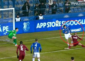 De ce nu s-a dat penalty la ultima fază din Farul - CFR Cluj » Avem imaginea care nu s-a văzut la TV