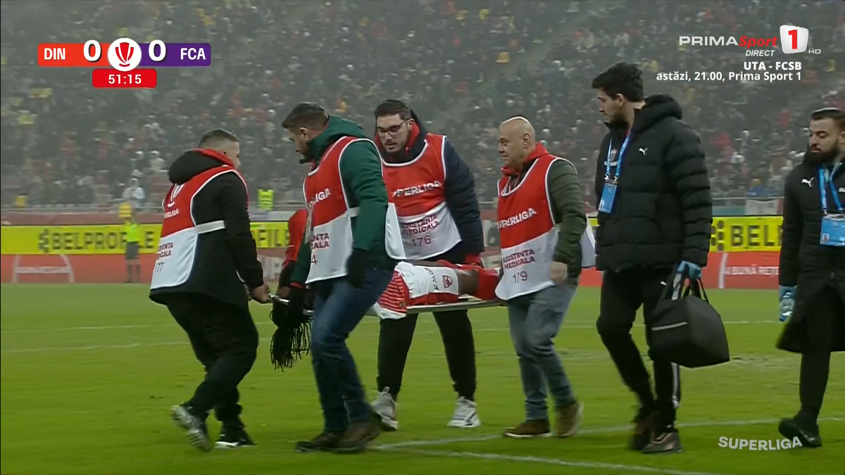 Mamoudou Karamoko s-a accidentat în Dinamo - FC Argeș