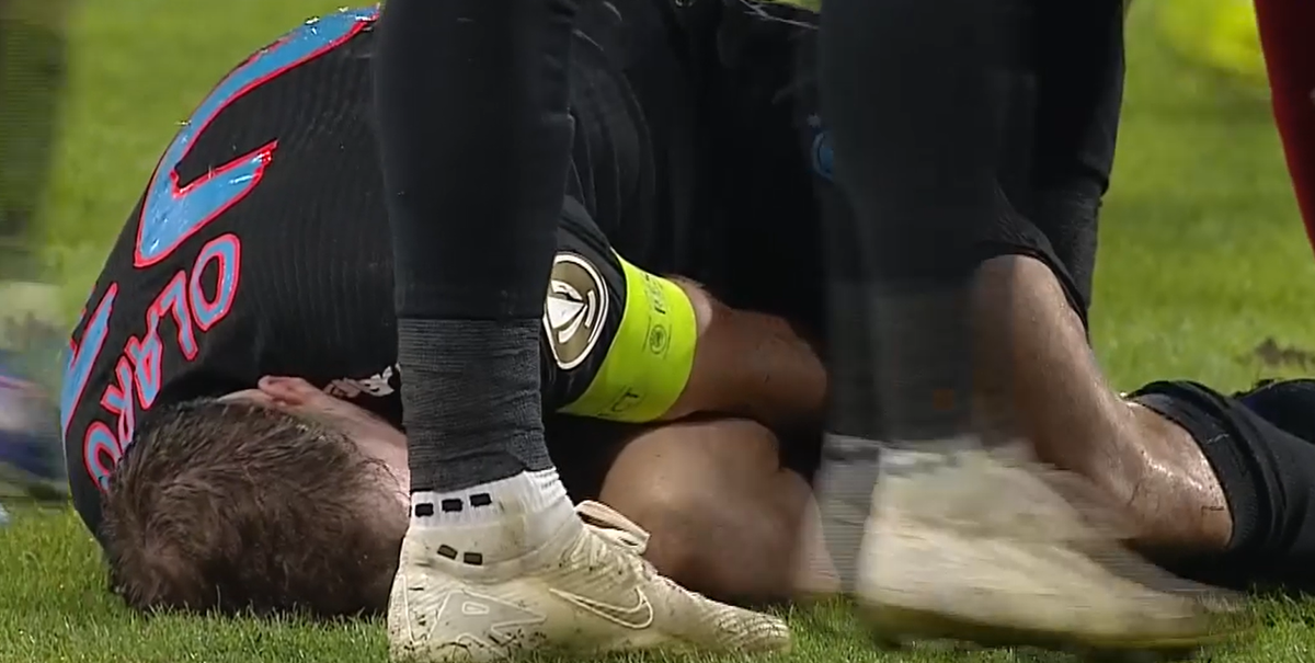 Darius Olaru, călcat în UTA Arad - FCSB