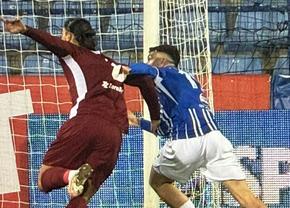 De ce nu s-a dat penalty la ultima fază din Farul - CFR Cluj » Avem imaginea care nu s-a văzut la TV
